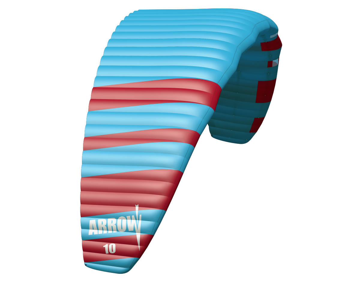Arrow freeride and foil kite with big air performance