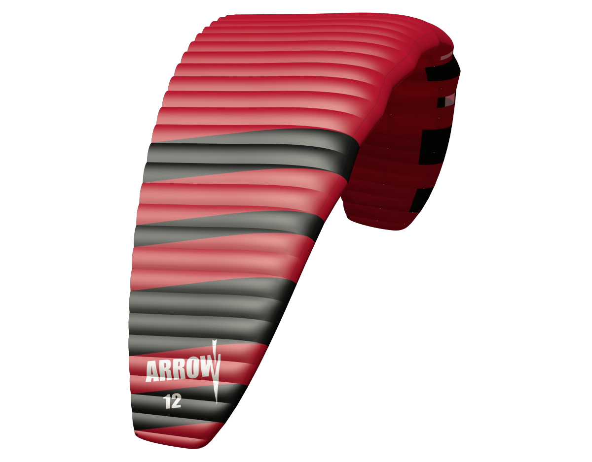 Arrow freeride kite and foil kite with big air performance